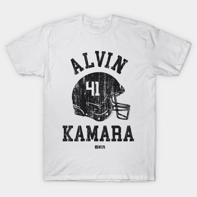 Alvin Kamara New Orleans Helmet Font T-Shirt by TodosRigatSot